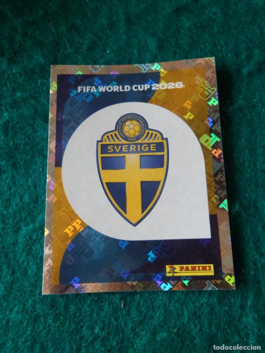 Cromos de f&uacute;tbol: CROMO FIFA WORLD CUP 2026. PANINI. LOGO SUECIA. SWE 1