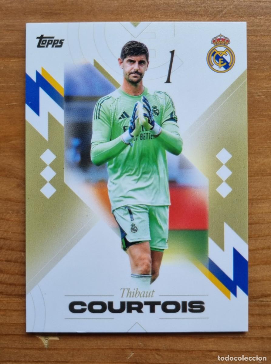 Cromos de f&uacute;tbol: 1 COURTOIS (Real Madrid CF). Topps &rdquo;LOS BLANCOS&rdquo; 2025 2026 25 26