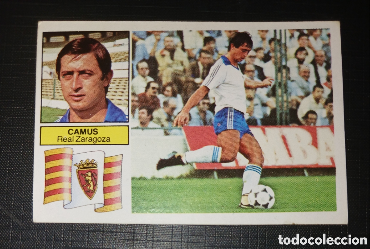 Cromos de f&uacute;tbol: Cromo Baja Camus - Real Zaragoza - Liga 82 83 / 1982 1983 - Ed. Este