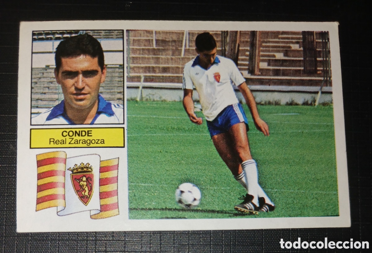 Cromos de Futebol: Cromo Alta Conde - Real Zaragoza - Liga 82 83 / 1982 1983 - Ed. Este