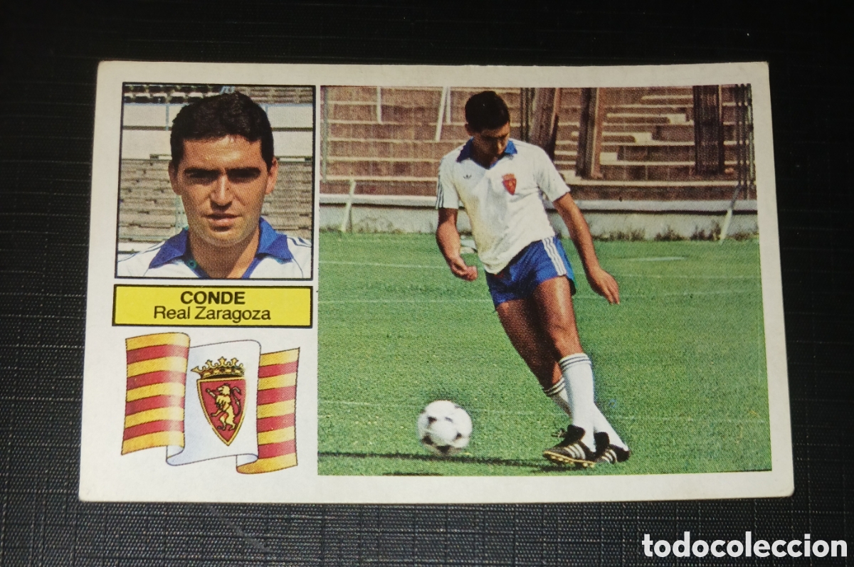 Cromos de Futebol: Cromo Alta Conde - Real Zaragoza - Liga 82 83 / 1982 1983 - Ed. Este