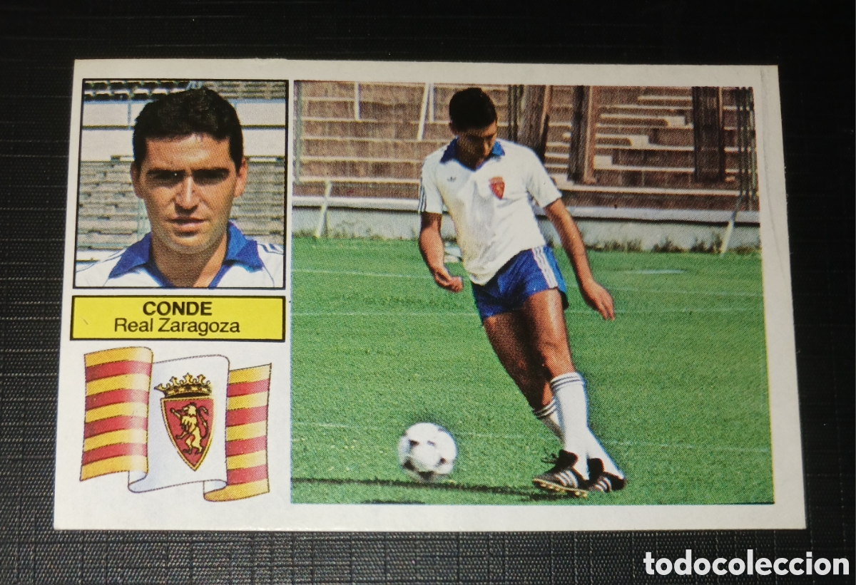 Cromos de f&uacute;tbol: Cromo Alta Conde - Real Zaragoza - Liga 82 83 / 1982 1983 - Ed. Este