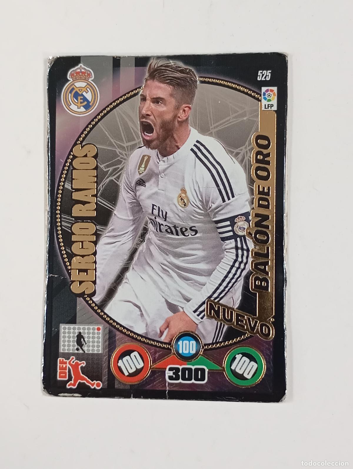 Cromos de f&uacute;tbol: CROMO TARJETA ADRENALYN. LIGA 2014-15. SERGIO RAMOS. REAL MADRID. TDKP29Y