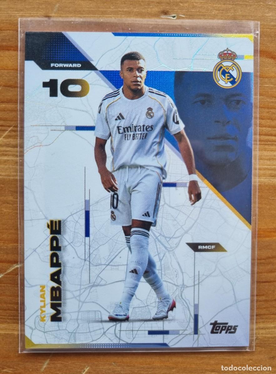 Cromos de f&uacute;tbol: MM-19 MBAPP&Eacute; (Real Madrid CF) MODERN MADRID. Topps &rdquo;LOS BLANCOS&rdquo; 2025 2026 25 26