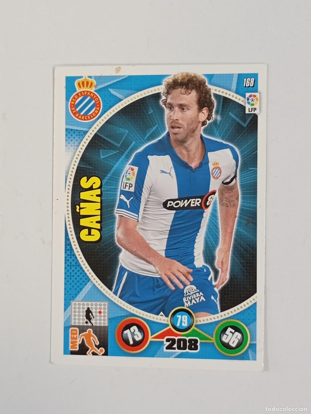 Cartes &agrave; collectionner de Football: CROMO TARJETA ADRENALYN. LIGA 2014-15. CA&Ntilde;AS. ESPANYOL. TDKP29Y
