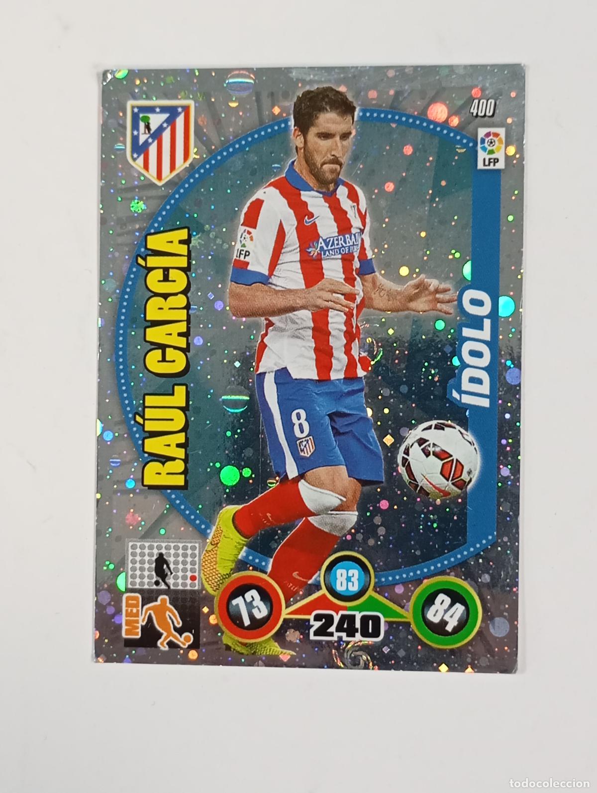 Cartes &agrave; collectionner de Football: CROMO TARJETA ADRENALYN. LIGA 2014-15. RAUL GARCIA ATLETICO DE MADRID TDKP29Y