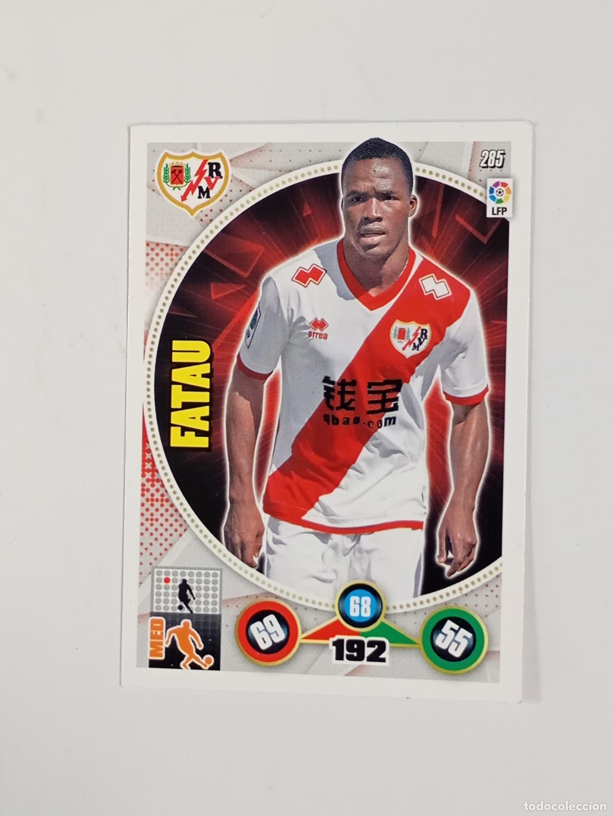 Cromos de Futebol: CROMO TARJETA ADRENALYN. LIGA 2014-15. Fatau Rayo Vallecano. TDKP29Y