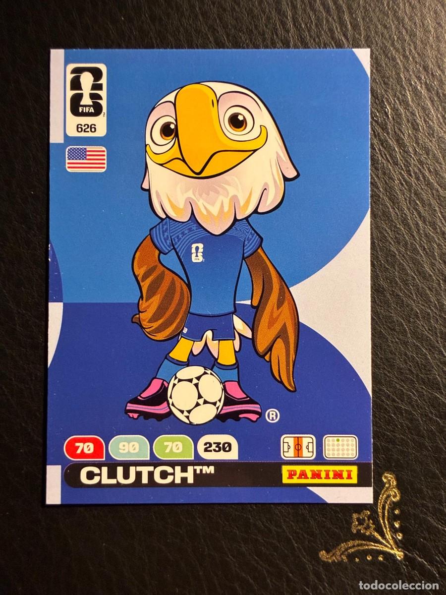 Cromos de f&uacute;tbol: 626 CLUTCH MASCOTA USA FIFA WORLD CUP ADRENALYN MUNDIAL 2026 26 PANINI