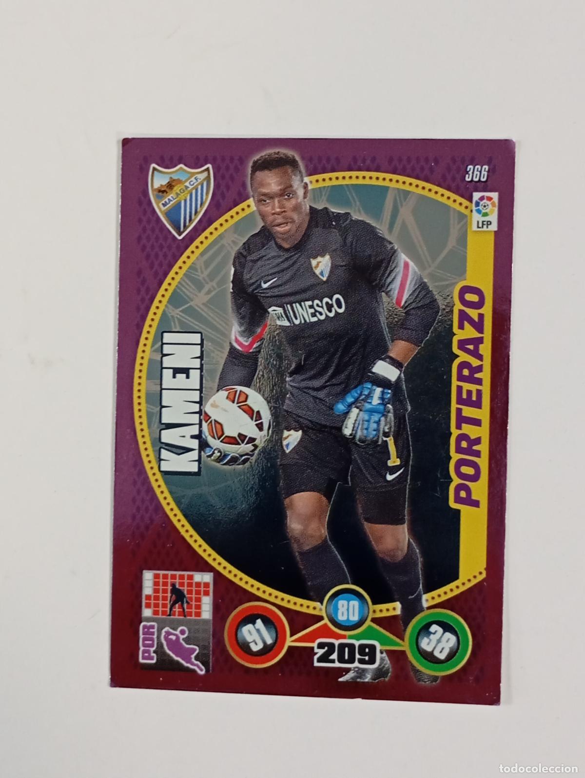 Cromos de f&uacute;tbol: CROMO TARJETA ADRENALYN. LIGA 2014-15. Kameni. Espanyol. TDKP29Y