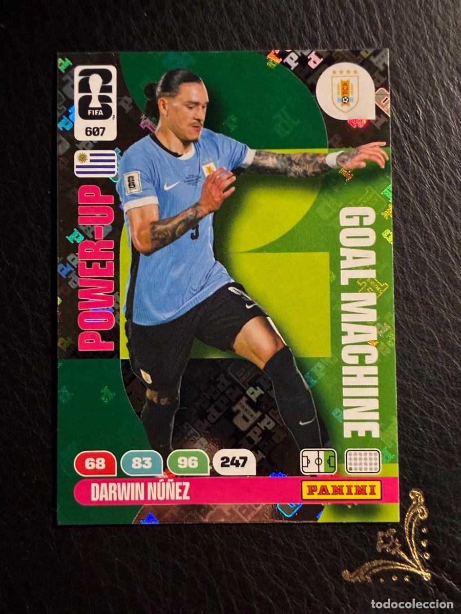 Cromos de f&uacute;tbol: 607 DARWIN NU&Ntilde;EZ URUGUAY GOAL MACHINE FIFA WORLD CUP ADRENALYN MUNDIAL 2026 26 PANINI