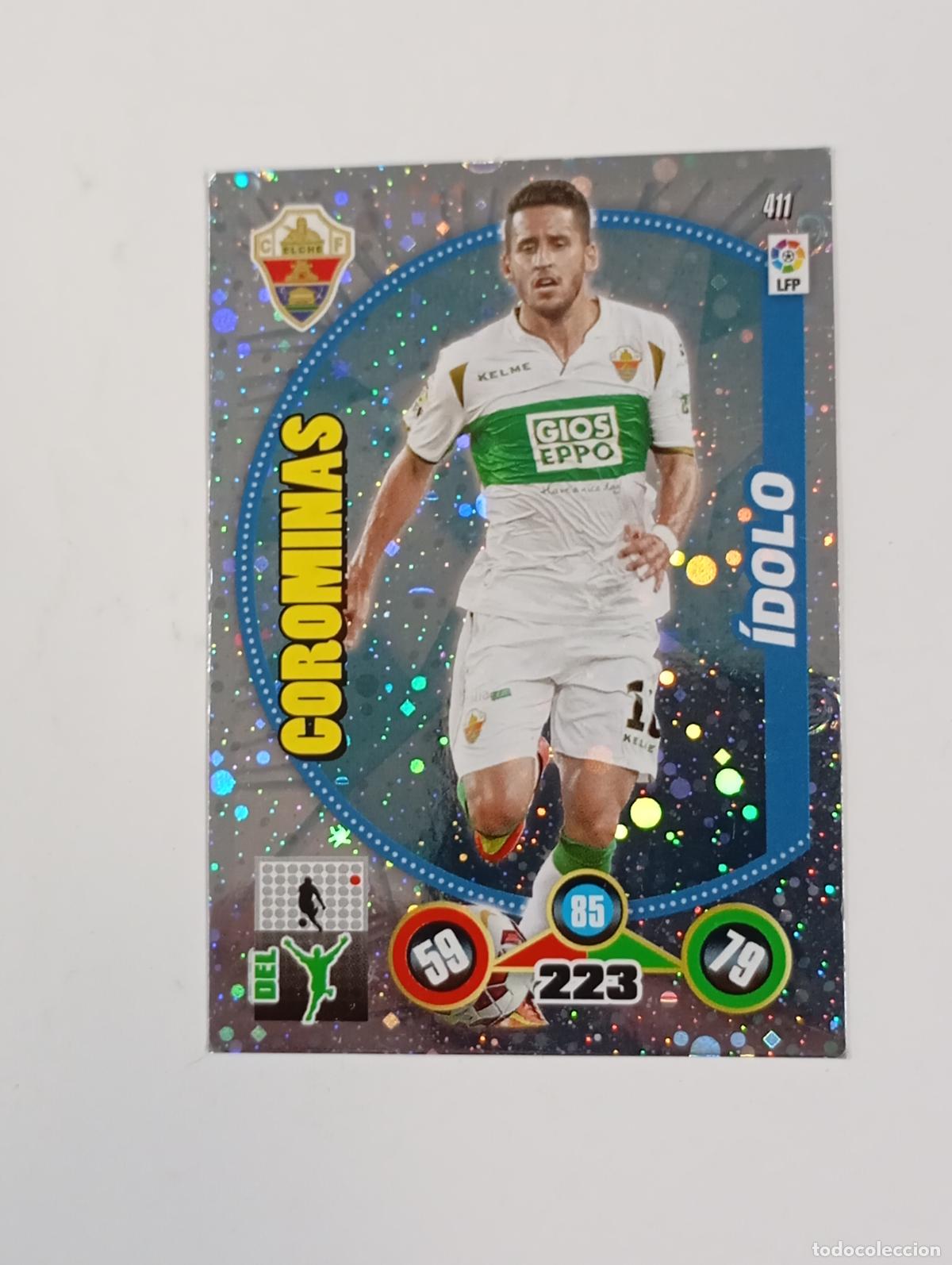 Cromos de f&uacute;tbol: CROMO TARJETA ADRENALYN. LIGA 2014-15. Corominas. Elche TDKP29Y