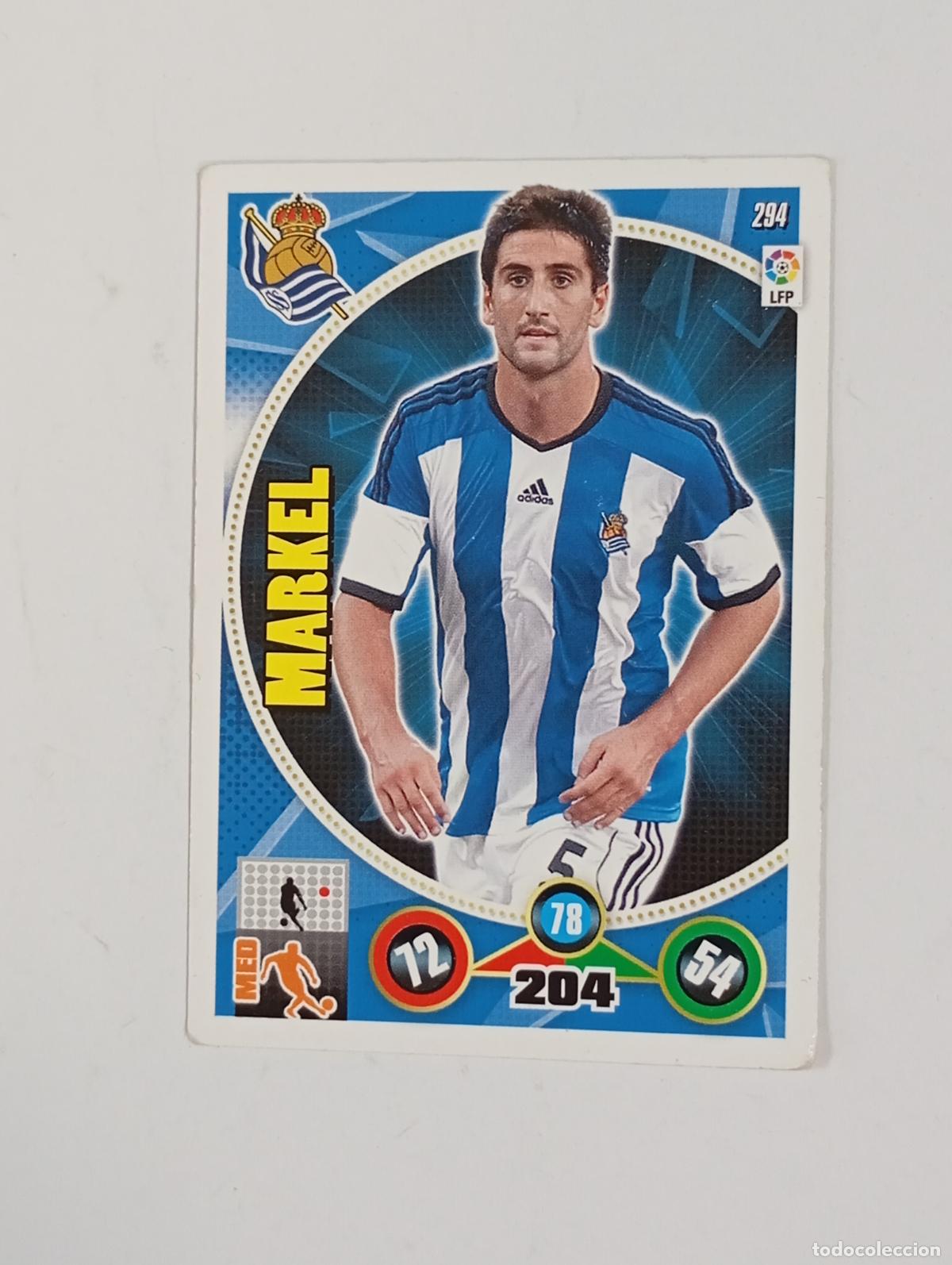 Cromos de f&uacute;tbol: CROMO TARJETA ADRENALYN. LIGA 2014-15. Markel Real Sociedad. . TDKP29Y