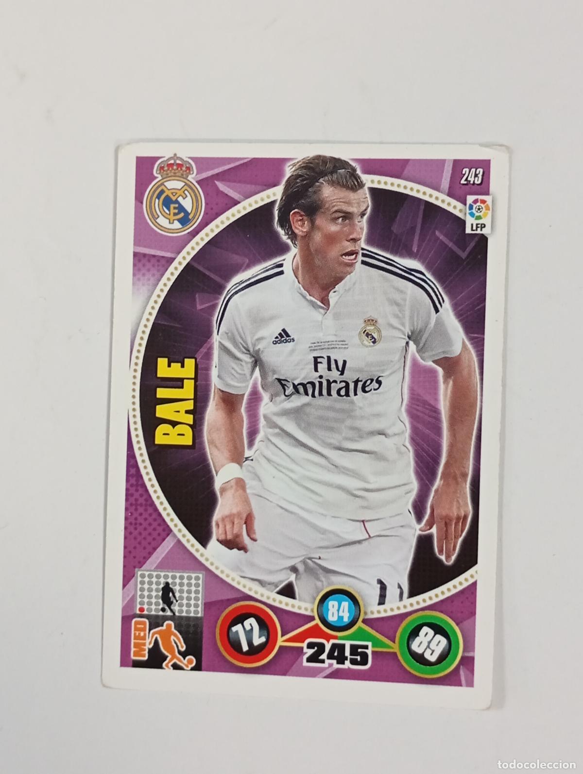 Cromos de f&uacute;tbol: CROMO TARJETA ADRENALYN. LIGA 2014-15. Bale. Real Madrid. TDKP29Y