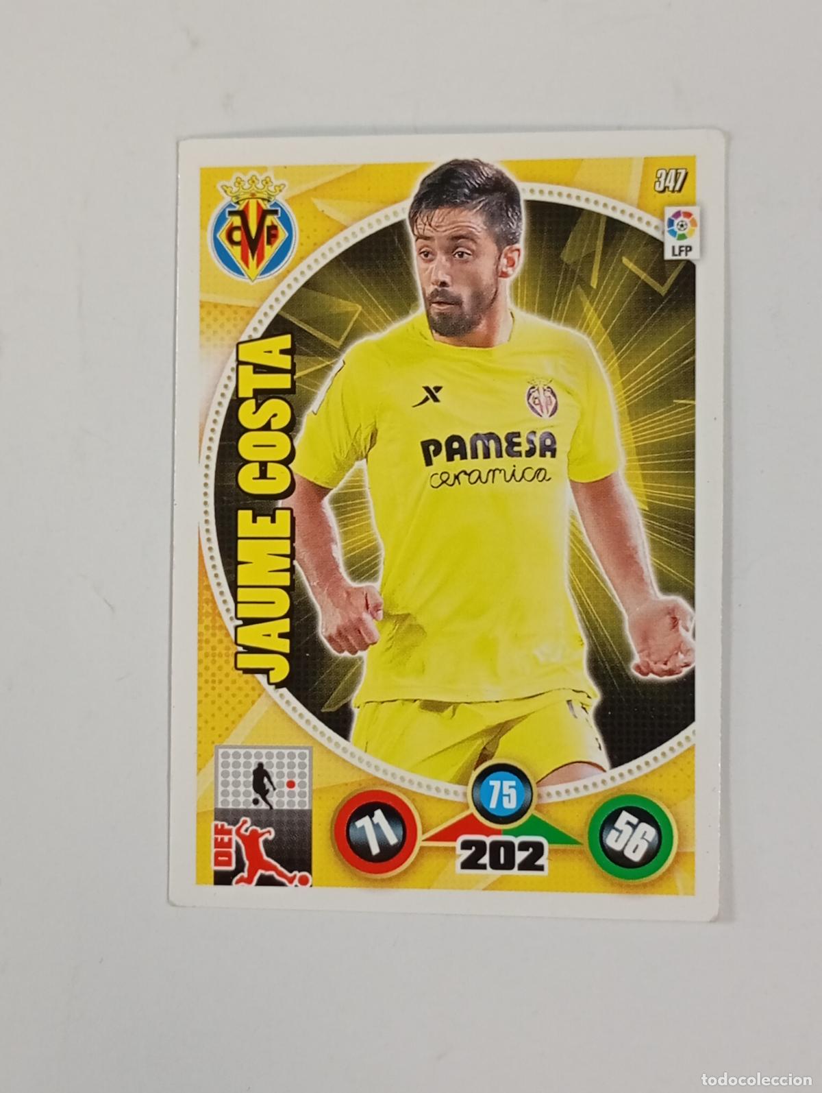 Cromos de f&uacute;tbol: CROMO TARJETA ADRENALYN. LIGA 2014-15. Jaume Costa. Villarreal TDKP29Y