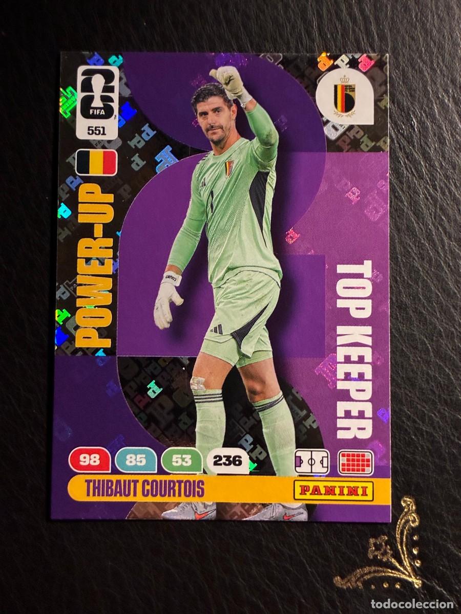 Cromos de f&uacute;tbol: 551 THIBAUT COURTOIS BELGICA TOP KEEPER FIFA WORLD CUP ADRENALYN MUNDIAL 2026 26 PANINI