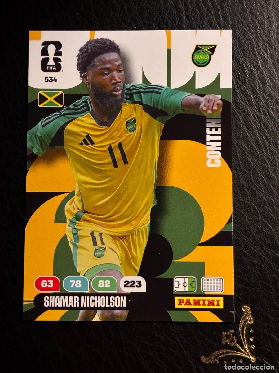 Cromos de f&uacute;tbol: 534 SHAMAR NICHOLSON JAMAICA CONTENDER FIFA WORLD CUP ADRENALYN MUNDIAL 2026 26 PANINI