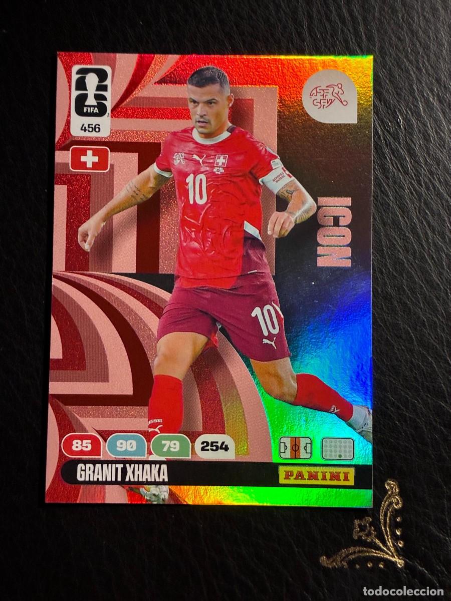 Cromos de f&uacute;tbol: 456 GRANIT XHAKA SUIZA ICON FIFA WORLD CUP ADRENALYN MUNDIAL 2026 26 PANINI