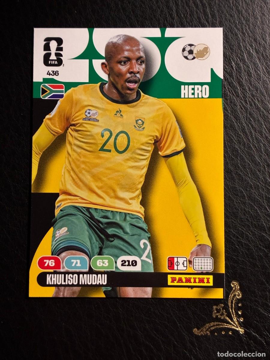Cromos de f&uacute;tbol: 436 KHULISO MUDAU SUD&Aacute;FRICA SOUTH AFRICA FIFA WORLD CUP ADRENALYN MUNDIAL 2026 26 PANINI