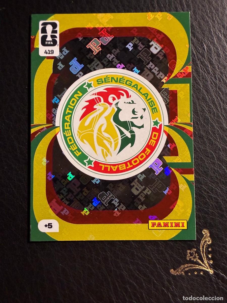 Cromos de f&uacute;tbol: 419 ESCUDO SENEGAL FIFA WORLD CUP ADRENALYN MUNDIAL 2026 26 PANINI