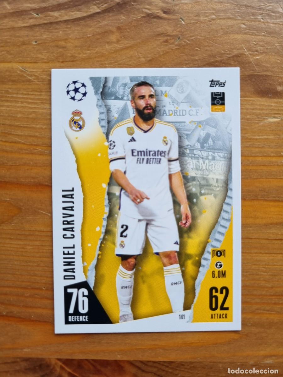 Cromos de f&uacute;tbol: 141 CARVAJAL (Real Madrid CF). Match Attax 2023 2024 23 24 (Topps)