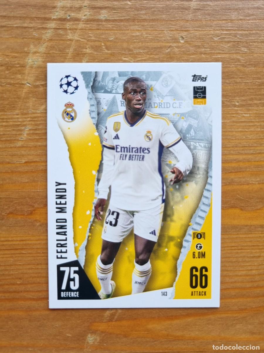 Cromos de f&uacute;tbol: 143 MENDY (Real Madrid CF). Match Attax 2023 2024 23 24 (Topps)