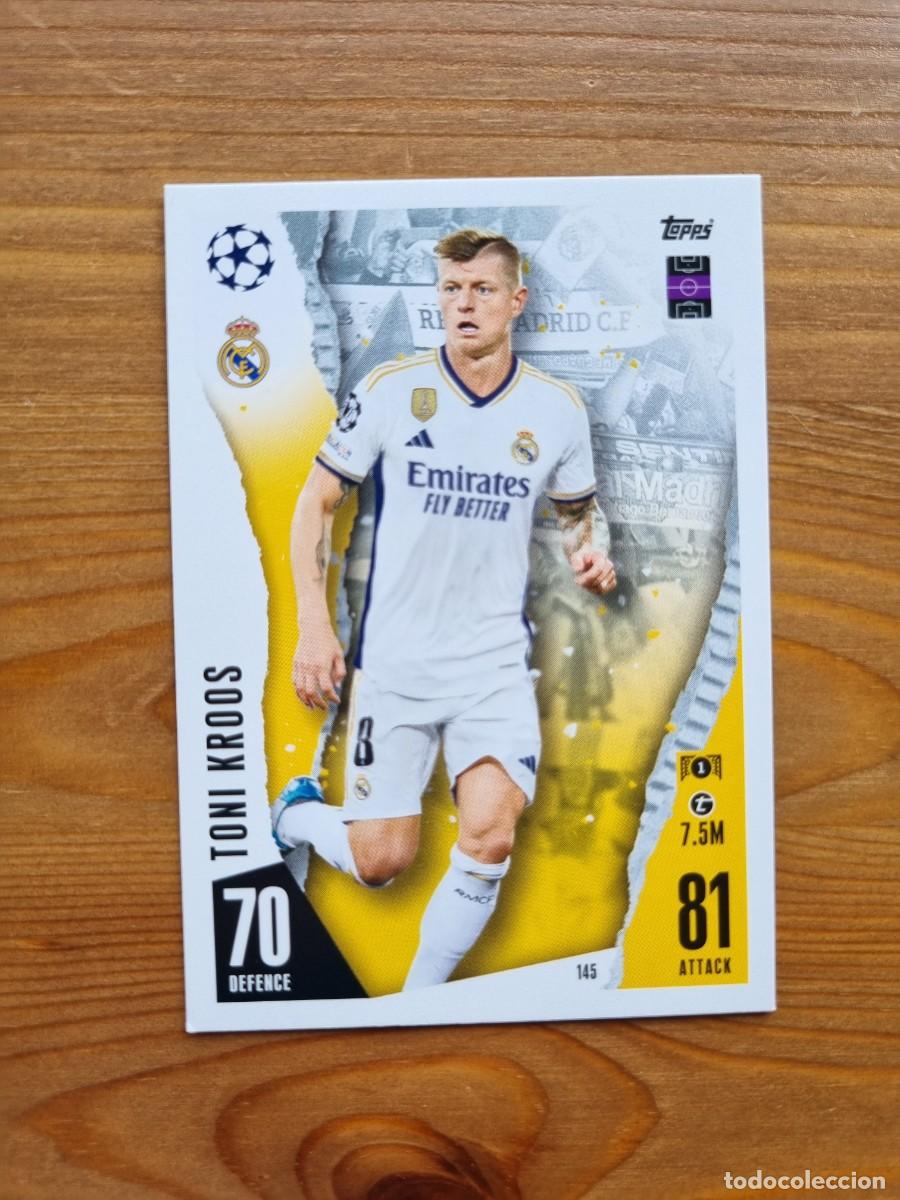 Cromos de f&uacute;tbol: 145 KROOS (Real Madrid CF). Match Attax 2023 2024 23 24 (Topps)