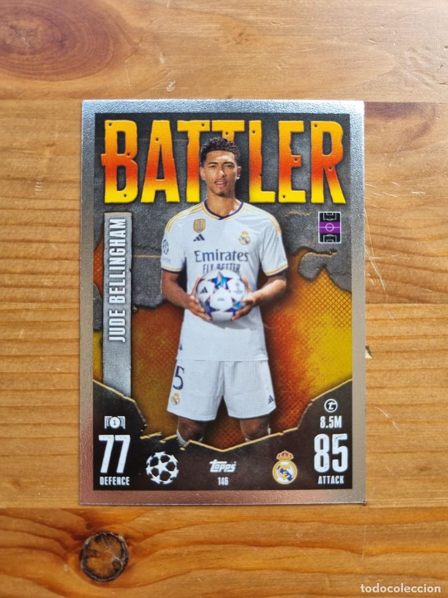 Cromos de f&uacute;tbol: 146 BELLINGHAM (Real Madrid CF) BATTLER. Match Attax 2023 2024 23 24 (Topps)