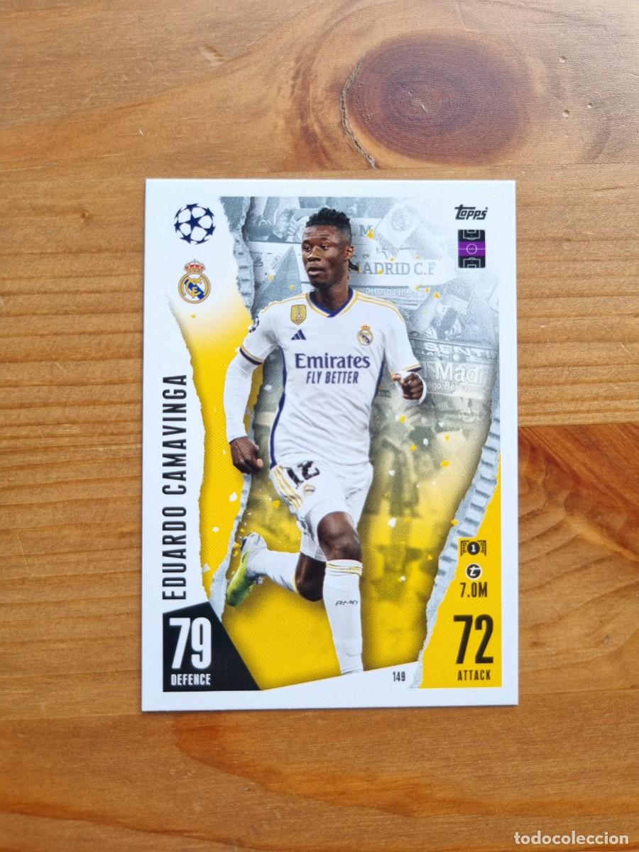 Cromos de f&uacute;tbol: 149 CAMAVINGA (Real Madrid CF). Match Attax 2023 2024 23 24 (Topps)