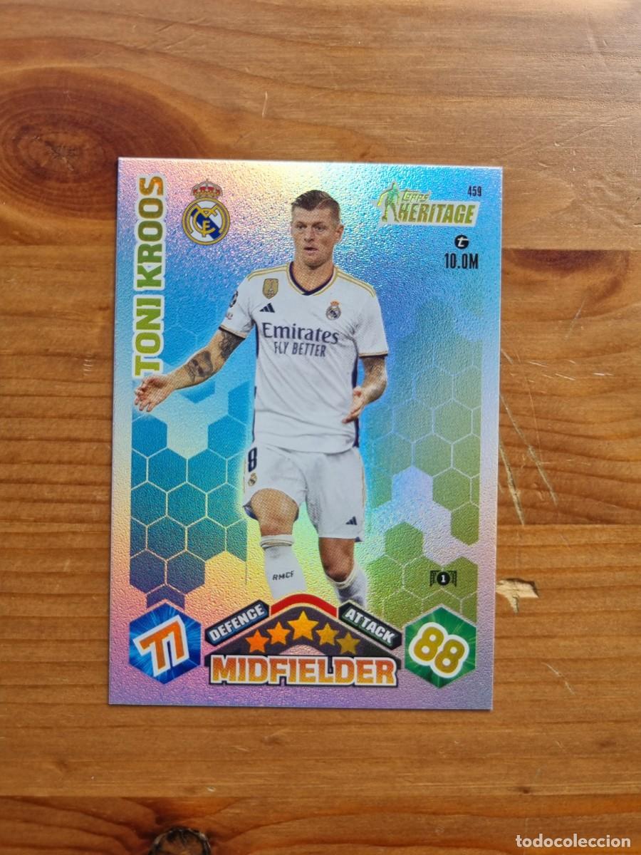 Cromos de f&uacute;tbol: 459 KROOS (Real Madrid CF) HERITAGE. Match Attax 2023 2024 23 24 (Topps)