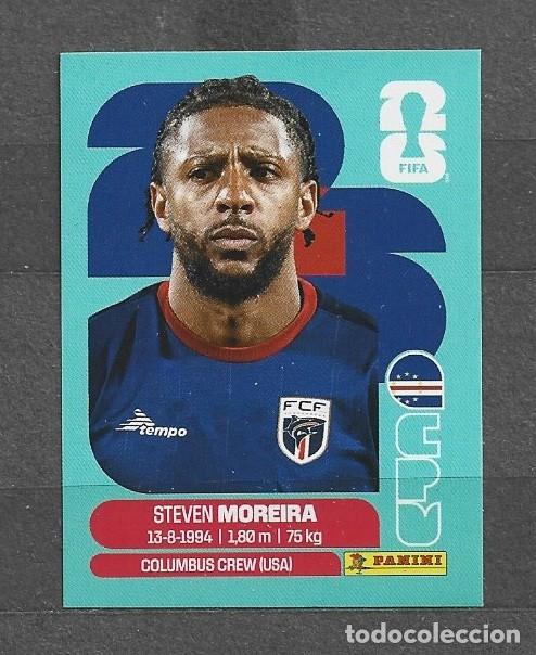 Cromos de f&uacute;tbol: Mundial 2026 - Steven Moreira - N&deg; 6 - Cabo Verde