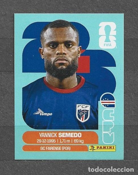 Cromos de f&uacute;tbol: Mundial 2026 - Yannick Semedo - N&deg; 9 - Cabo Verde