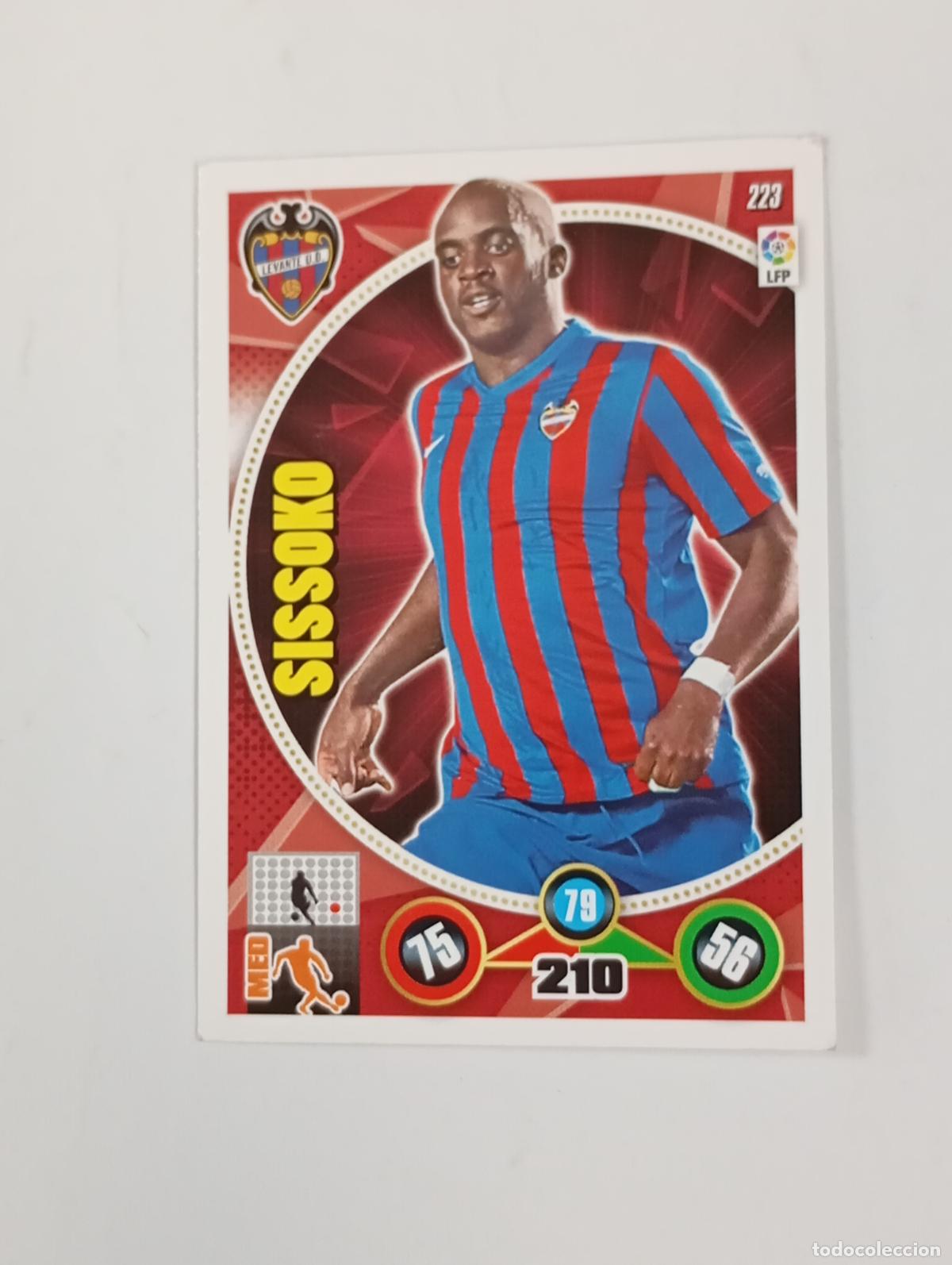 Figurine di Calcio: CROMO TARJETA ADRENALYN. LIGA 2014-15. Sissoko. Levante. TDKP29Y