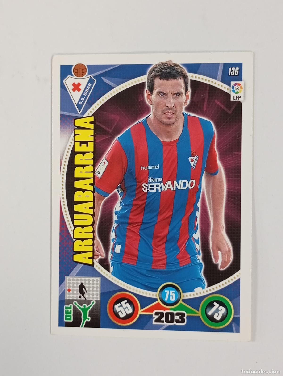 Cromos de f&uacute;tbol: CROMO TARJETA ADRENALYN. LIGA 2014-15. TDKP29Y