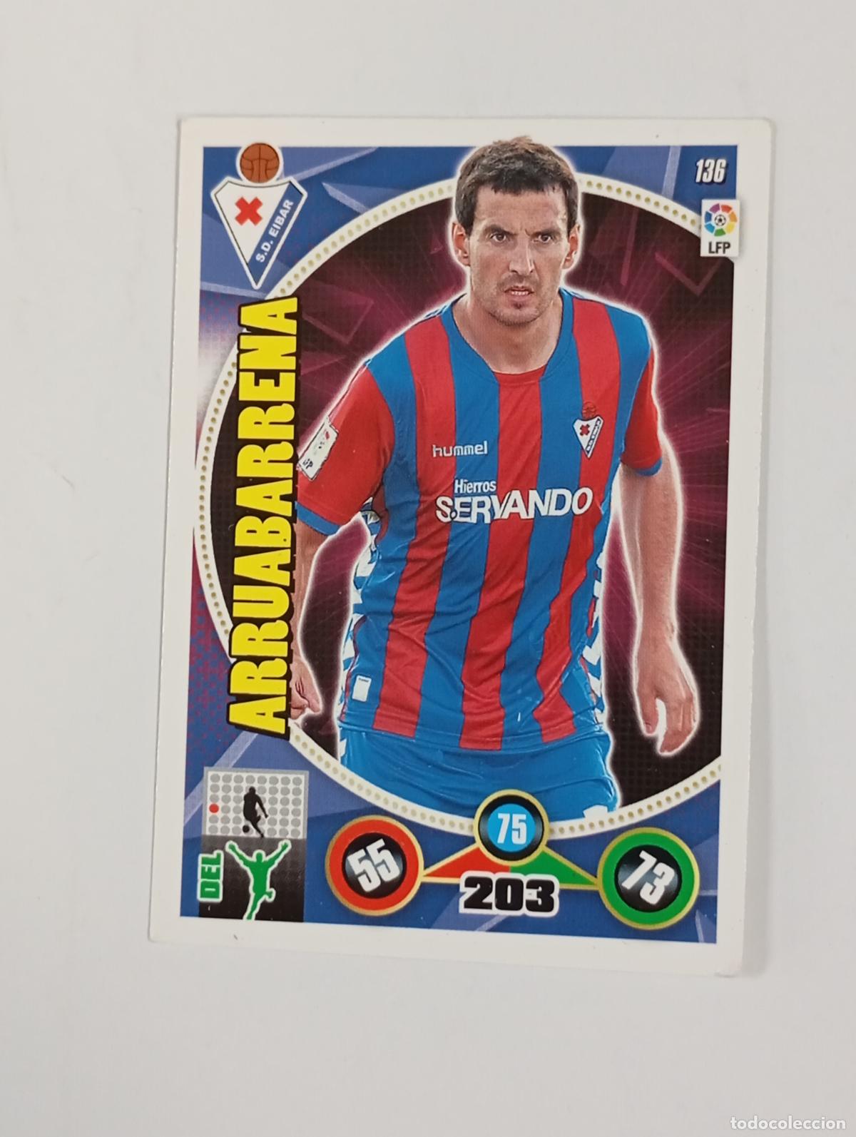 Cromos de f&uacute;tbol: CROMO TARJETA ADRENALYN. LIGA 2014-15. TDKP29Y