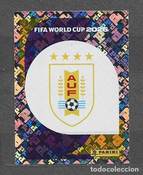 Cromos de f&uacute;tbol: Mundial 2026 - Logo/Escudo - N&deg; 1 - Uruguay