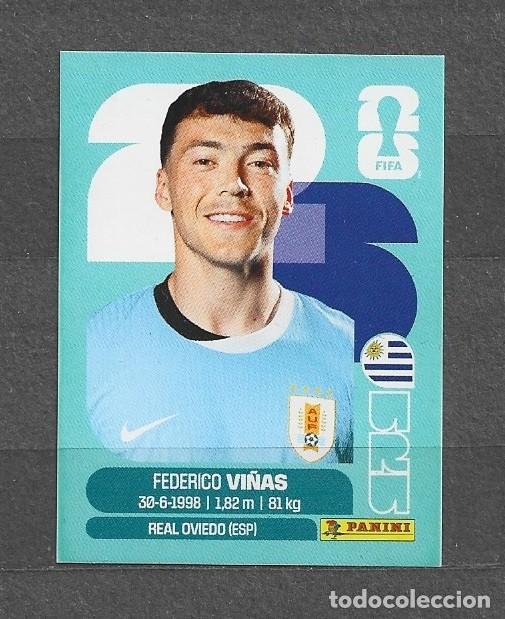 Cromos de f&uacute;tbol: Mundial 2026 - Federico Vi&ntilde;as - N&deg; 18 - Uruguay