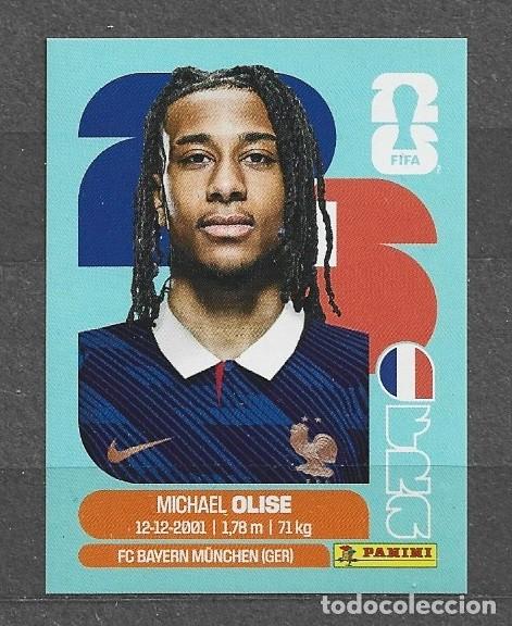 Cromos de f&uacute;tbol: Mundial 2026 - Michael Olise - N&deg; 14 - Francia