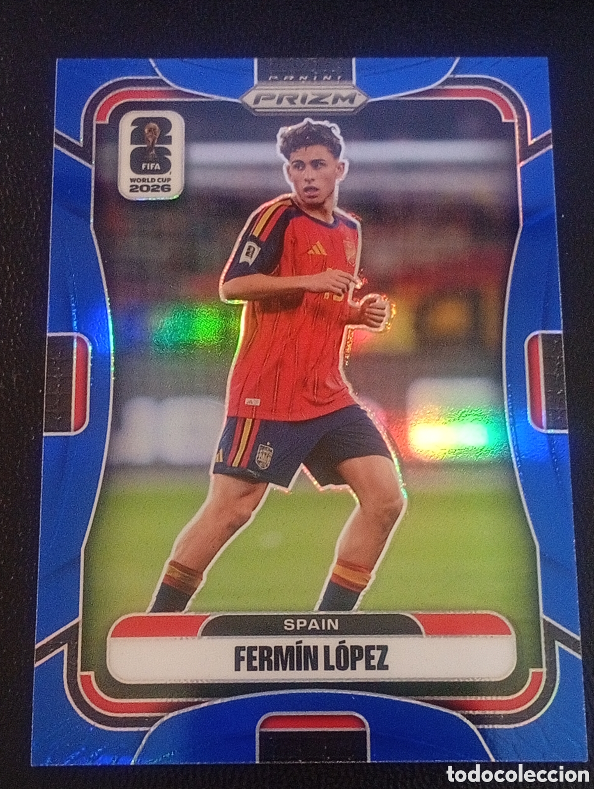 Cromos de f&uacute;tbol: 76 numerada 33/40 FERM&Iacute;N L&Oacute;PEZ SPAIN ESPA&Ntilde;A BARCELONA PRIZM FIFA WORLD CUP MUNDIAL 2026 ADRENALYN