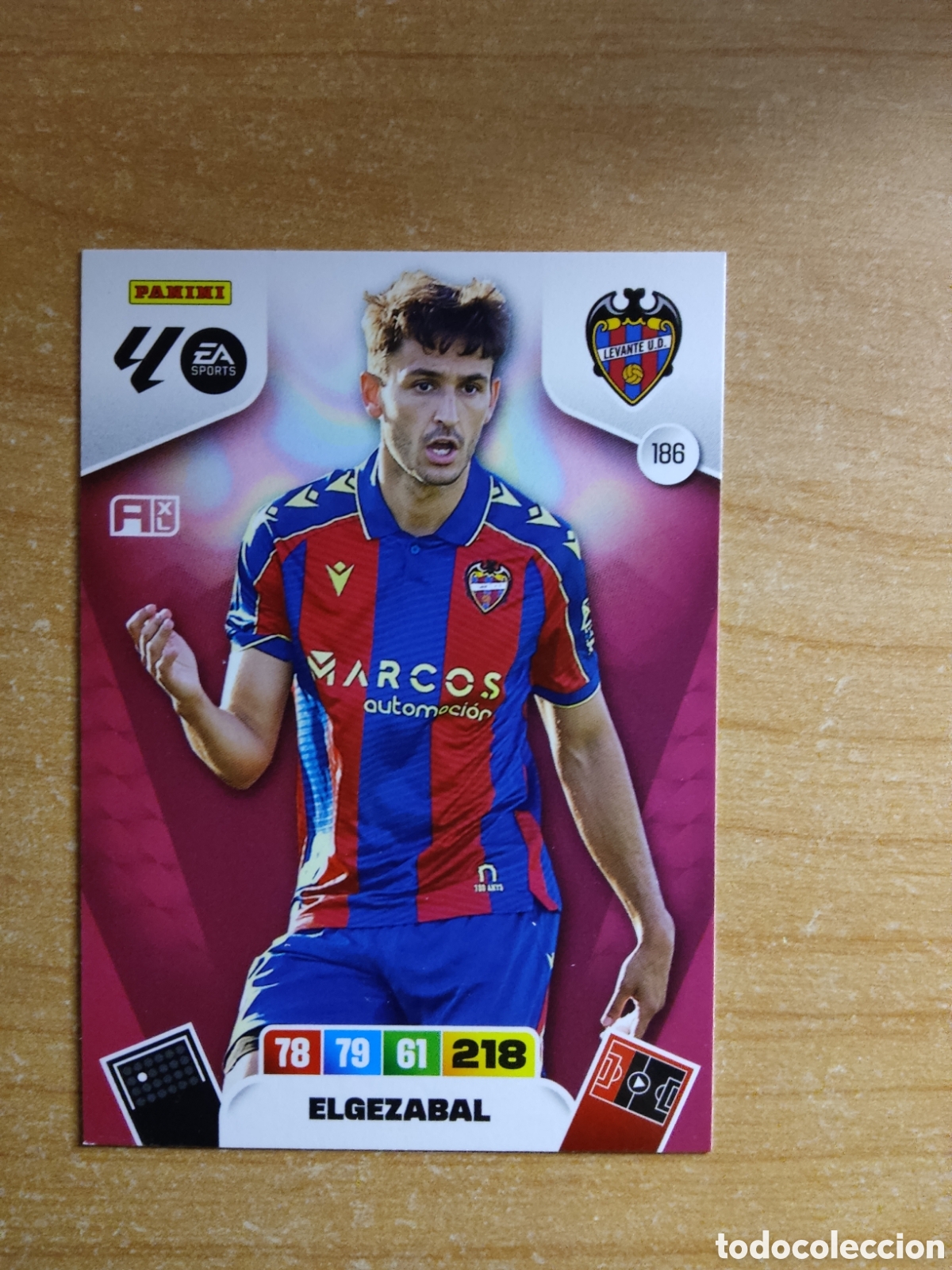 Cromos de f&uacute;tbol: 186 ELGEZABAL LEVANTE ADRENALYN XL LIGA 2025 2026