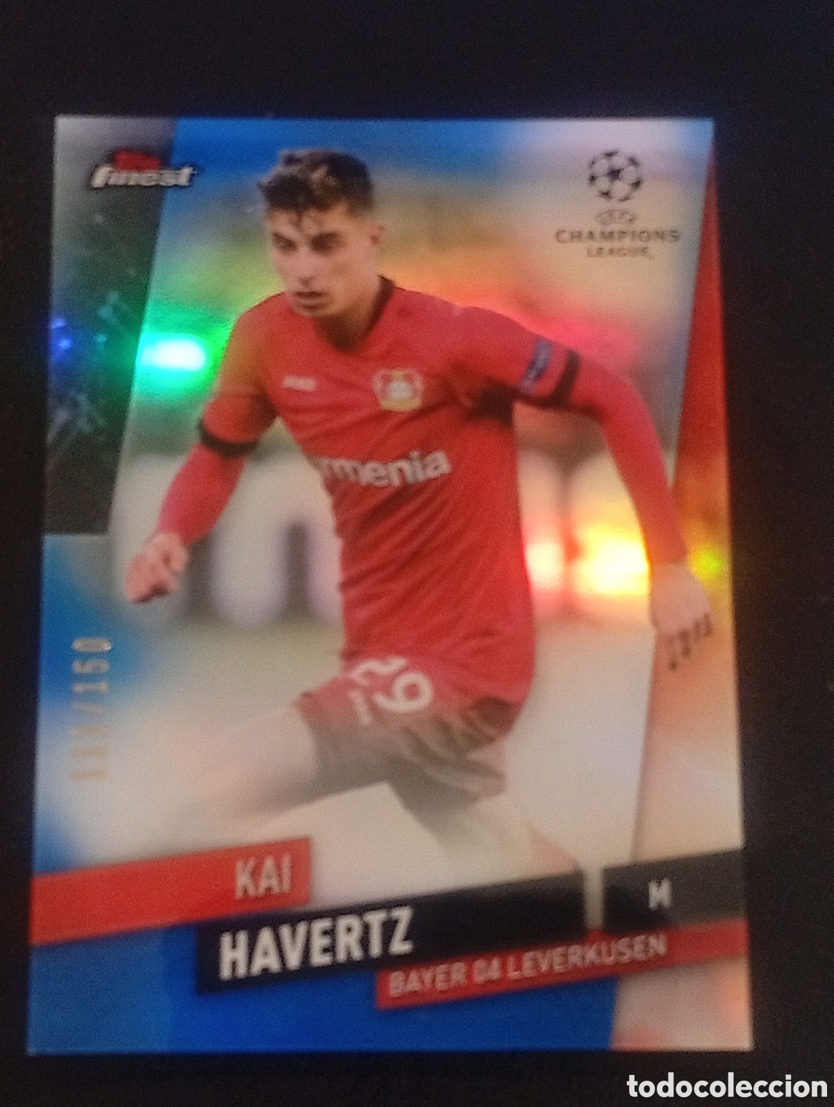 Cromos de f&uacute;tbol: 57 numerada /150 KAI HAVERTZ BAYER LEVERKUSEN CHELSEA ARSENAL 2019 2020 TOPPS FINEST NO PANINI