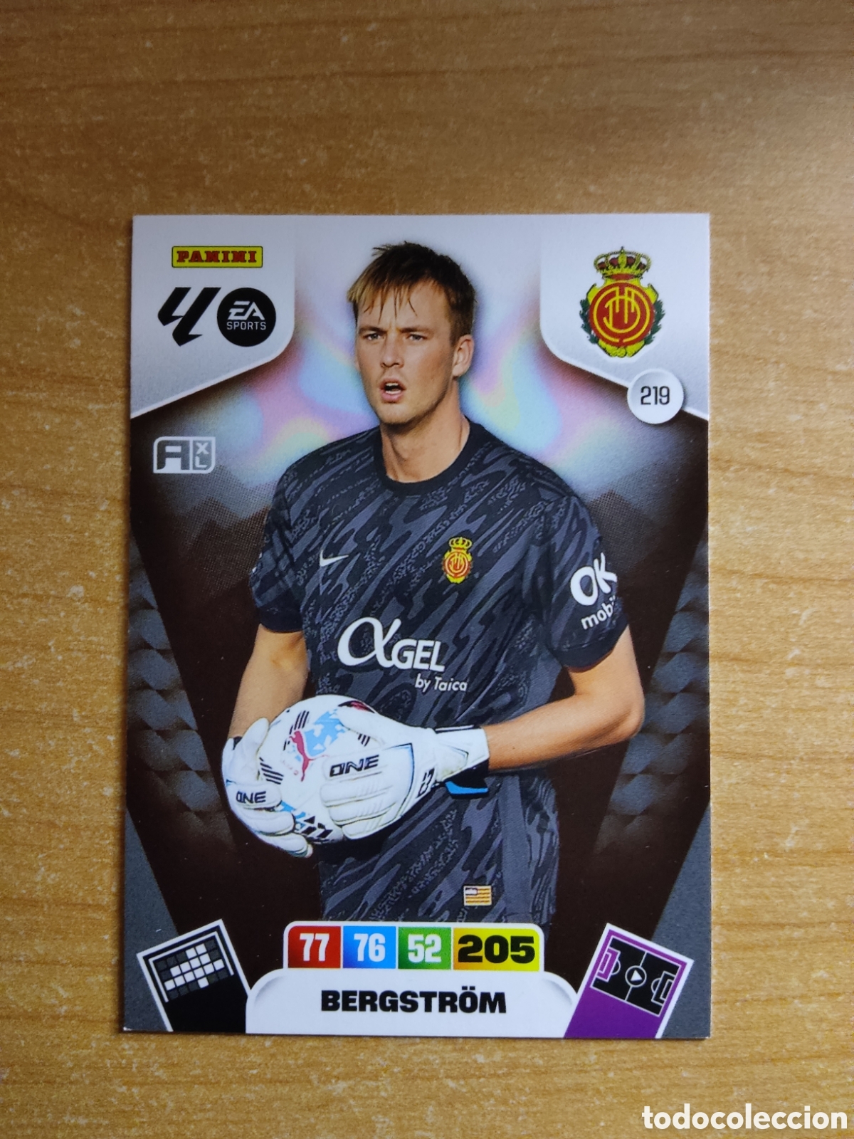 Cromos de f&uacute;tbol: 219 BERGSTROM MALLORCA ADRENALYN XL LIGA 2025 2026