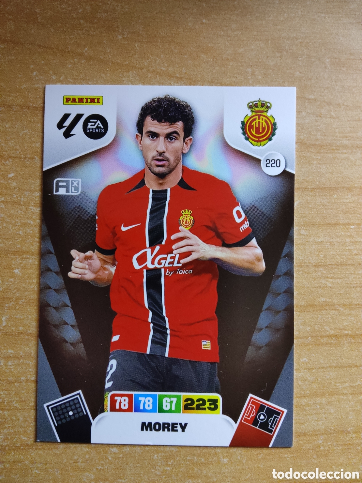 Cromos de f&uacute;tbol: 220 MOREY MALLORCA ADRENALYN XL LIGA 2025 2026