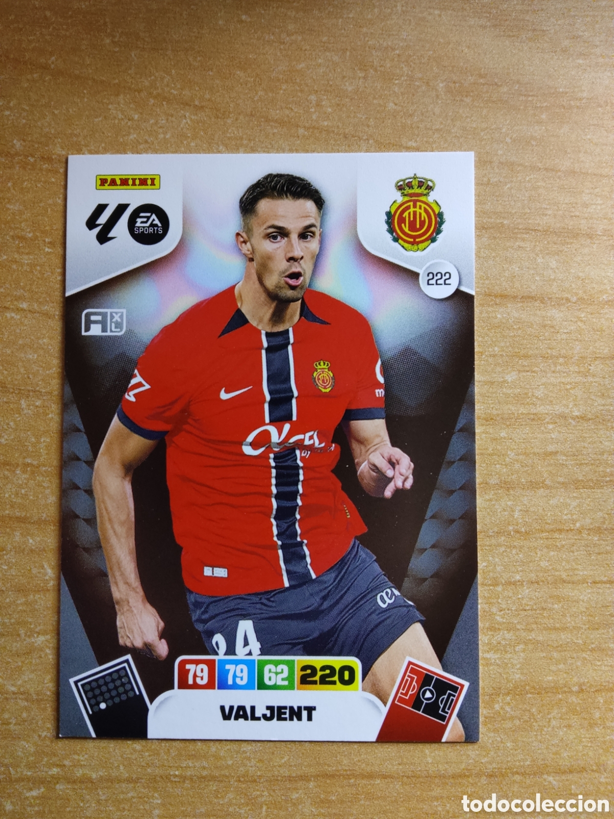 Cromos de f&uacute;tbol: 222 VALJENT MALLORCA ADRENALYN XL LIGA 2025 2026