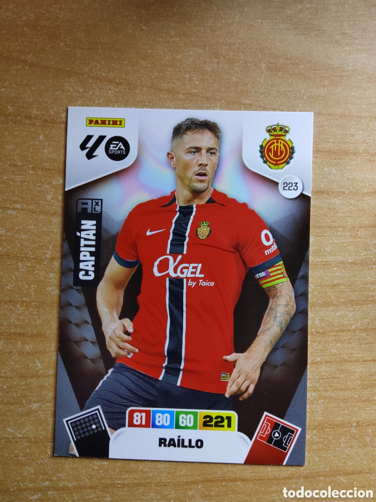 Cromos de f&uacute;tbol: 223 RAILLO MALLORCA ADRENALYN XL LIGA 2025 2026
