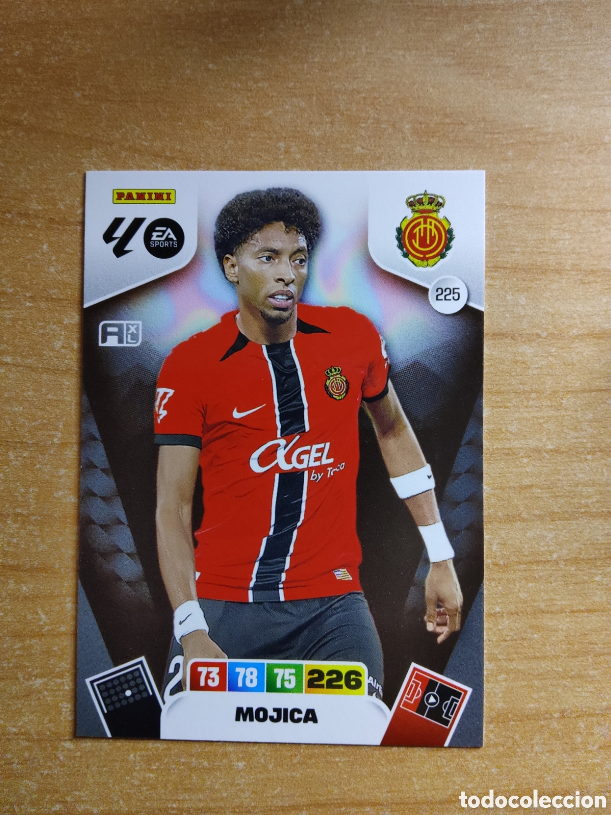 Cromos de f&uacute;tbol: 225 MOJICA MALLORCA ADRENALYN XL LIGA 2025 2026