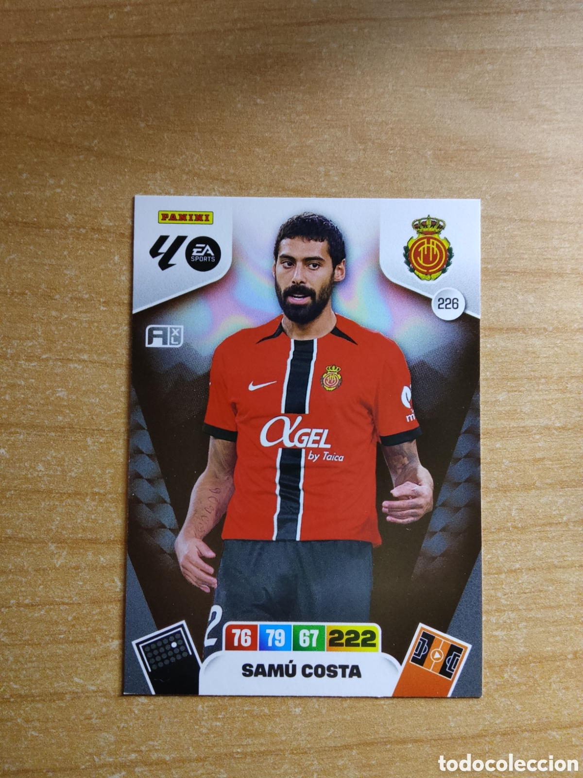 Cromos de f&uacute;tbol: 226 SAMU COSTA MALLORCA ADRENALYN XL LIGA 2025 2026