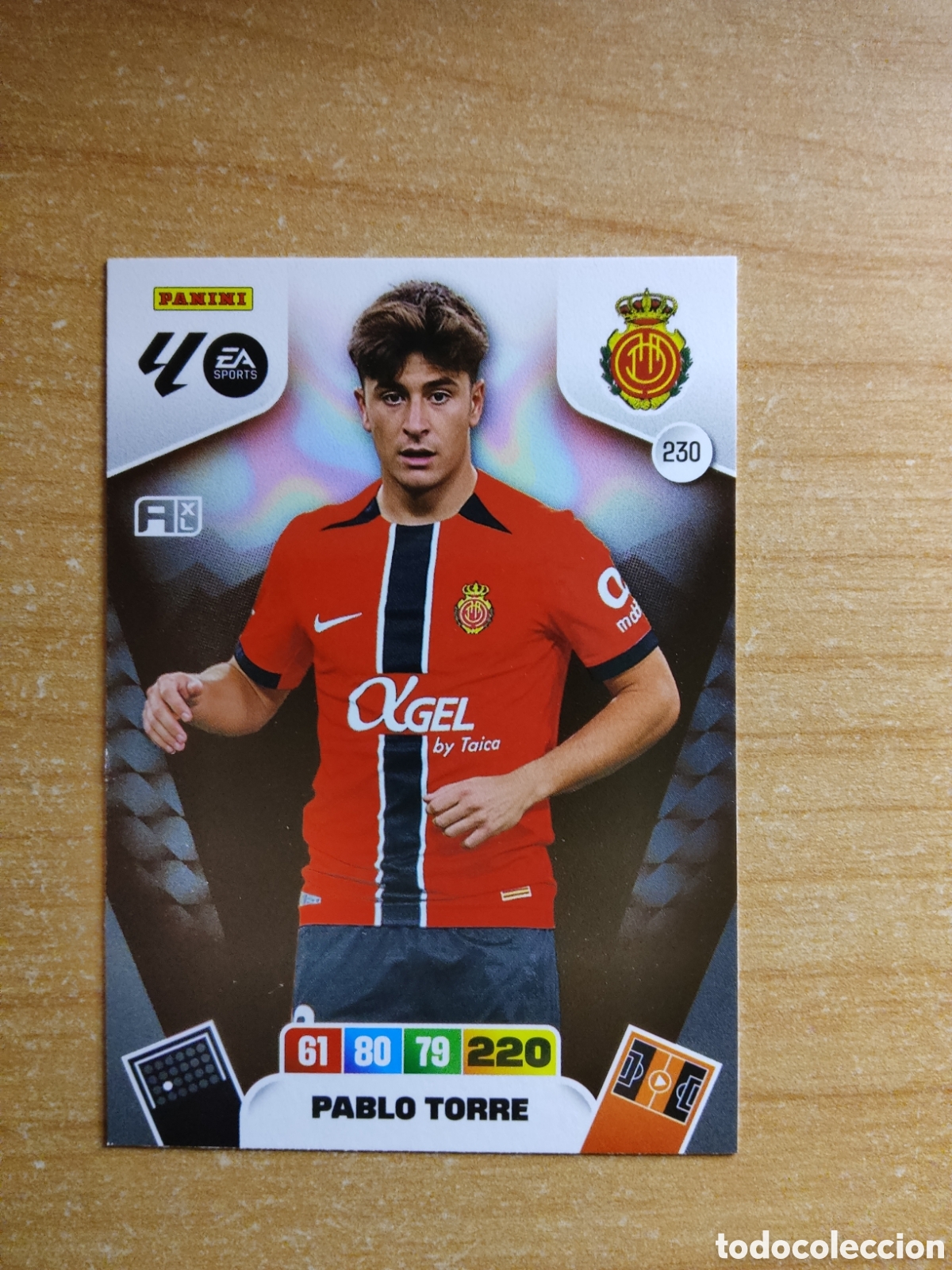 Cromos de f&uacute;tbol: 230 PABLO TORRE MALLORCA ADRENALYN XL LIGA 2025 2026