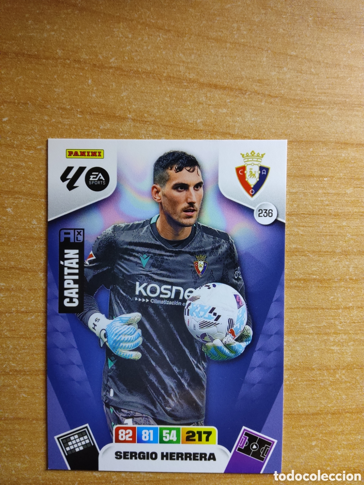 Cromos de f&uacute;tbol: 236 SERGIO HERRERA OSASUNA ADRENALYN XL LIGA 2025 2026
