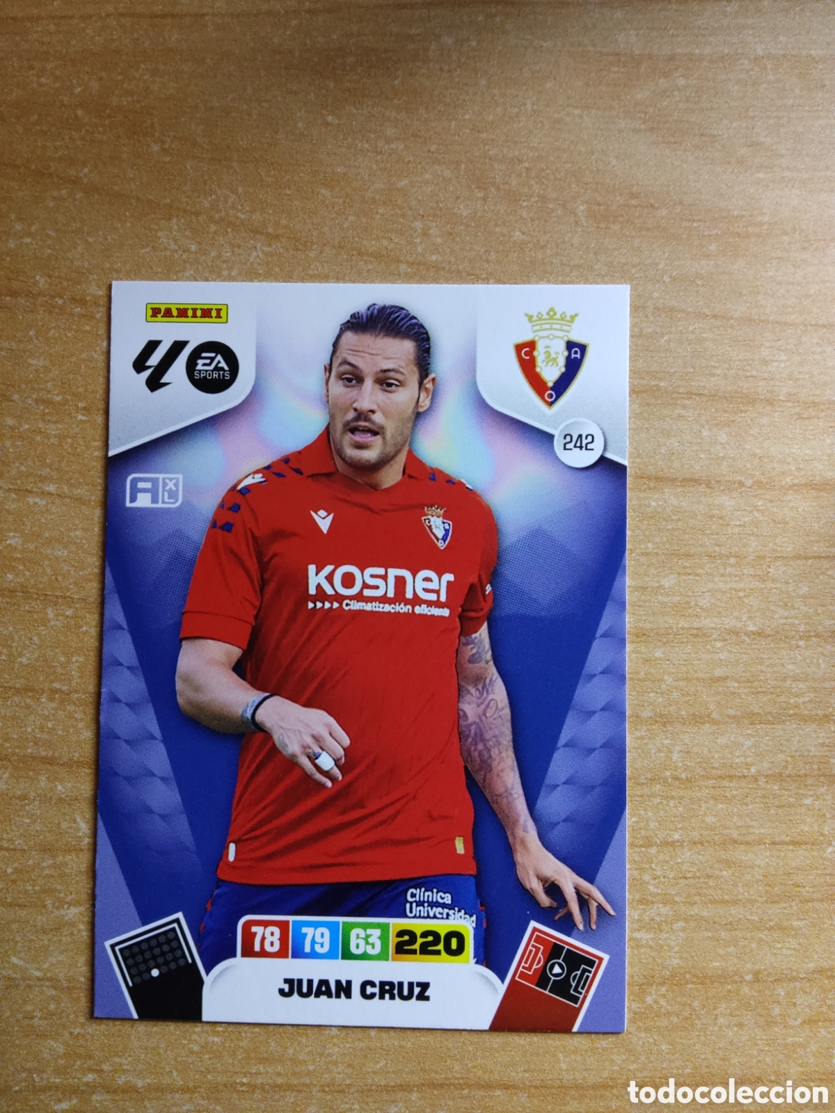 Cromos de f&uacute;tbol: 242 JUAN CRUZ OSASUNA ADRENALYN XL LIGA 2025 2026