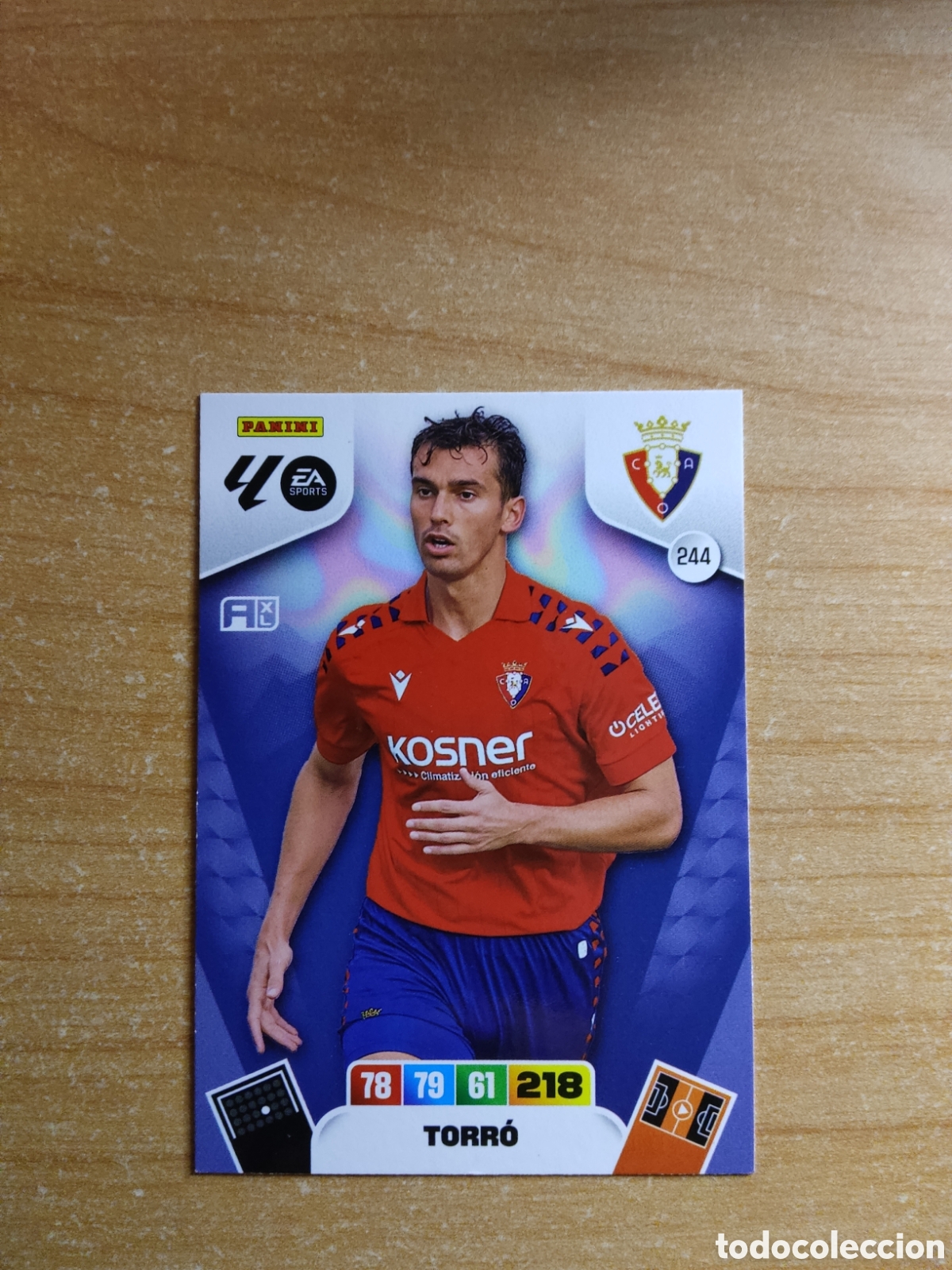 Cromos de f&uacute;tbol: 244 TORRO OSASUNA ADRENALYN XL LIGA 2025 2026